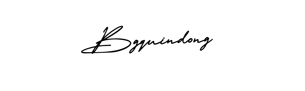 Design your own signature with our free online signature maker. With this signature software, you can create a handwritten (AmerikaSignatureDemo-Regular) signature for name Bgquindong. Bgquindong signature style 3 images and pictures png