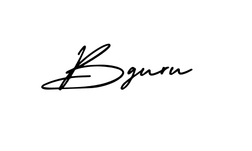 How to Draw Bguru signature style? AmerikaSignatureDemo-Regular is a latest design signature styles for name Bguru. Bguru signature style 3 images and pictures png