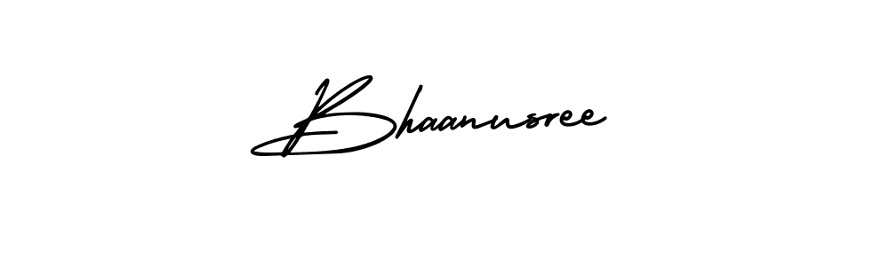 Bhaanusree stylish signature style. Best Handwritten Sign (AmerikaSignatureDemo-Regular) for my name. Handwritten Signature Collection Ideas for my name Bhaanusree. Bhaanusree signature style 3 images and pictures png