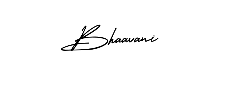 Use a signature maker to create a handwritten signature online. With this signature software, you can design (AmerikaSignatureDemo-Regular) your own signature for name Bhaavani. Bhaavani signature style 3 images and pictures png