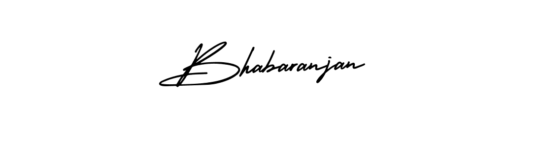 Make a beautiful signature design for name Bhabaranjan. With this signature (AmerikaSignatureDemo-Regular) style, you can create a handwritten signature for free. Bhabaranjan signature style 3 images and pictures png