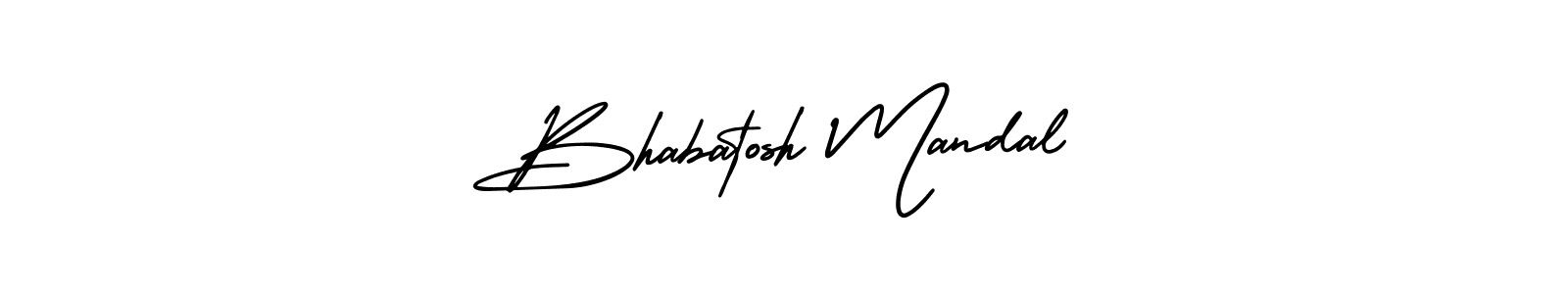 Create a beautiful signature design for name Bhabatosh Mandal. With this signature (AmerikaSignatureDemo-Regular) fonts, you can make a handwritten signature for free. Bhabatosh Mandal signature style 3 images and pictures png