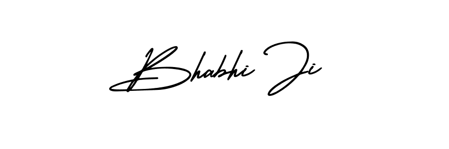 Create a beautiful signature design for name Bhabhi Ji. With this signature (AmerikaSignatureDemo-Regular) fonts, you can make a handwritten signature for free. Bhabhi Ji signature style 3 images and pictures png