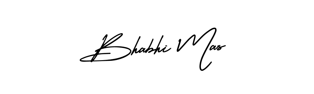 It looks lik you need a new signature style for name Bhabhi Mas. Design unique handwritten (AmerikaSignatureDemo-Regular) signature with our free signature maker in just a few clicks. Bhabhi Mas signature style 3 images and pictures png