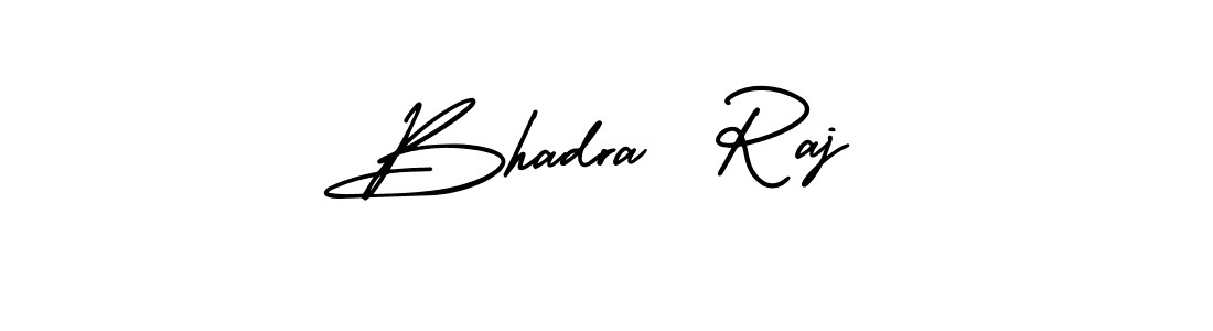 AmerikaSignatureDemo-Regular is a professional signature style that is perfect for those who want to add a touch of class to their signature. It is also a great choice for those who want to make their signature more unique. Get Bhadra  Raj name to fancy signature for free. Bhadra  Raj signature style 3 images and pictures png
