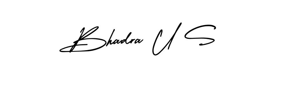 Check out images of Autograph of Bhadra U S name. Actor Bhadra U S Signature Style. AmerikaSignatureDemo-Regular is a professional sign style online. Bhadra U S signature style 3 images and pictures png