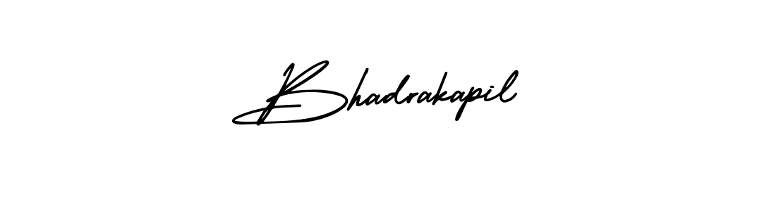 How to Draw Bhadrakapil signature style? AmerikaSignatureDemo-Regular is a latest design signature styles for name Bhadrakapil. Bhadrakapil signature style 3 images and pictures png