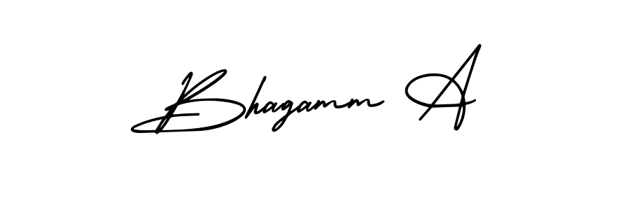 How to Draw Bhagamm A signature style? AmerikaSignatureDemo-Regular is a latest design signature styles for name Bhagamm A. Bhagamm A signature style 3 images and pictures png