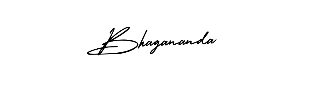 Bhagananda stylish signature style. Best Handwritten Sign (AmerikaSignatureDemo-Regular) for my name. Handwritten Signature Collection Ideas for my name Bhagananda. Bhagananda signature style 3 images and pictures png