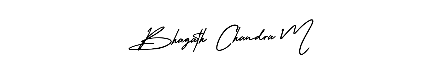 Make a short Bhagath Chandra M signature style. Manage your documents anywhere anytime using AmerikaSignatureDemo-Regular. Create and add eSignatures, submit forms, share and send files easily. Bhagath Chandra M signature style 3 images and pictures png