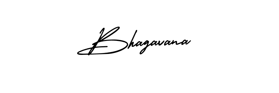 How to make Bhagavana name signature. Use AmerikaSignatureDemo-Regular style for creating short signs online. This is the latest handwritten sign. Bhagavana signature style 3 images and pictures png