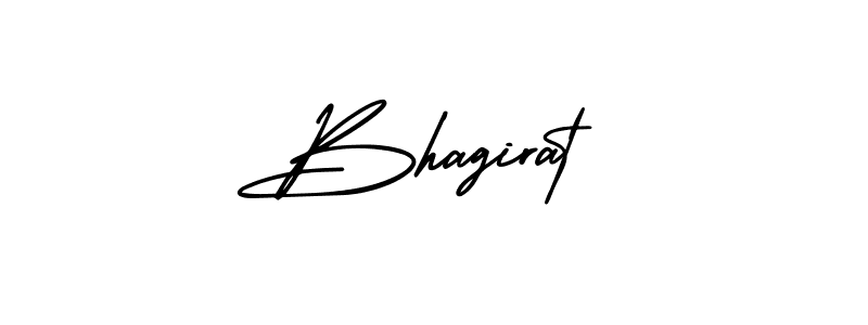 Create a beautiful signature design for name Bhagirat. With this signature (AmerikaSignatureDemo-Regular) fonts, you can make a handwritten signature for free. Bhagirat signature style 3 images and pictures png