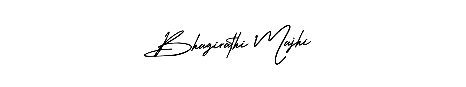 Bhagirathi Majhi stylish signature style. Best Handwritten Sign (AmerikaSignatureDemo-Regular) for my name. Handwritten Signature Collection Ideas for my name Bhagirathi Majhi. Bhagirathi Majhi signature style 3 images and pictures png