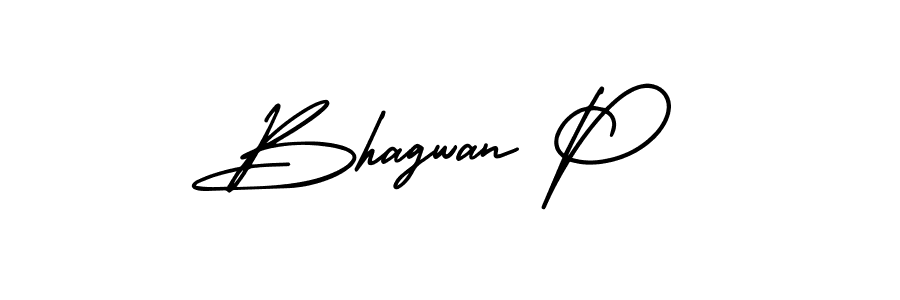 Make a beautiful signature design for name Bhagwan P. With this signature (AmerikaSignatureDemo-Regular) style, you can create a handwritten signature for free. Bhagwan P signature style 3 images and pictures png
