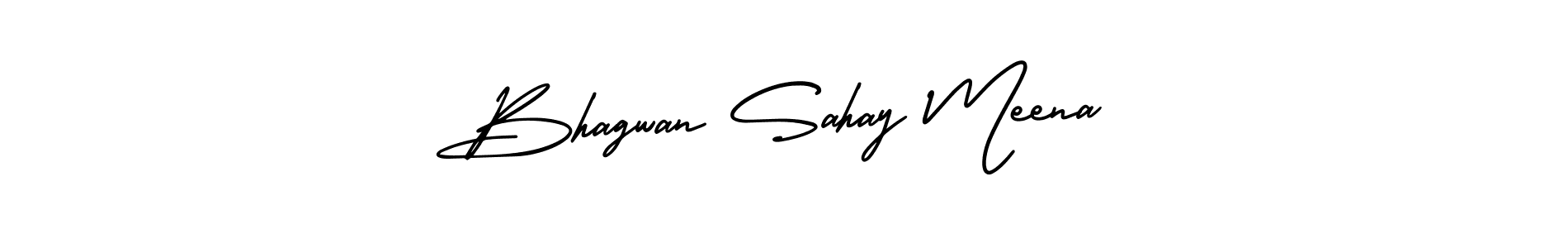 Bhagwan Sahay Meena stylish signature style. Best Handwritten Sign (AmerikaSignatureDemo-Regular) for my name. Handwritten Signature Collection Ideas for my name Bhagwan Sahay Meena. Bhagwan Sahay Meena signature style 3 images and pictures png