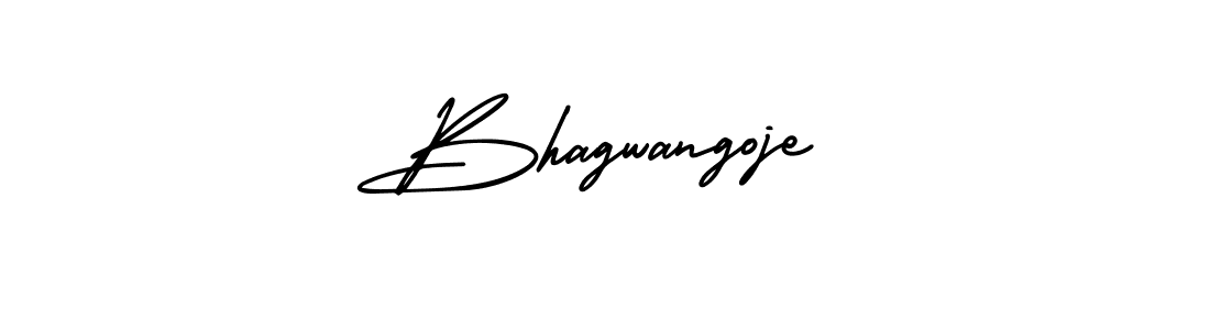 This is the best signature style for the Bhagwangoje name. Also you like these signature font (AmerikaSignatureDemo-Regular). Mix name signature. Bhagwangoje signature style 3 images and pictures png