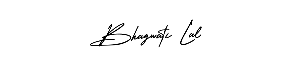 How to make Bhagwati Lal name signature. Use AmerikaSignatureDemo-Regular style for creating short signs online. This is the latest handwritten sign. Bhagwati Lal signature style 3 images and pictures png