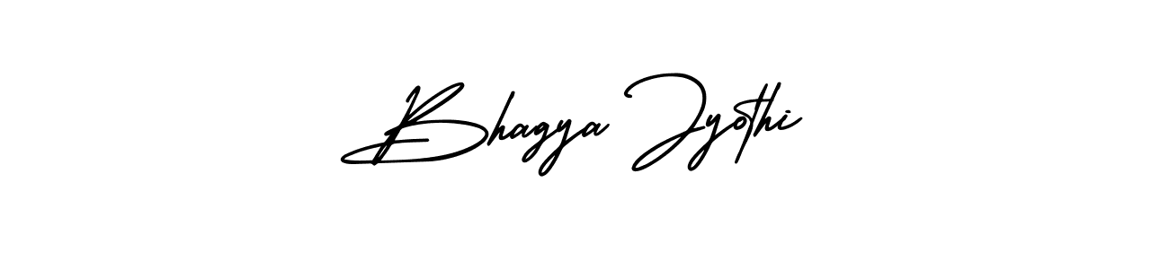 How to make Bhagya Jyothi name signature. Use AmerikaSignatureDemo-Regular style for creating short signs online. This is the latest handwritten sign. Bhagya Jyothi signature style 3 images and pictures png