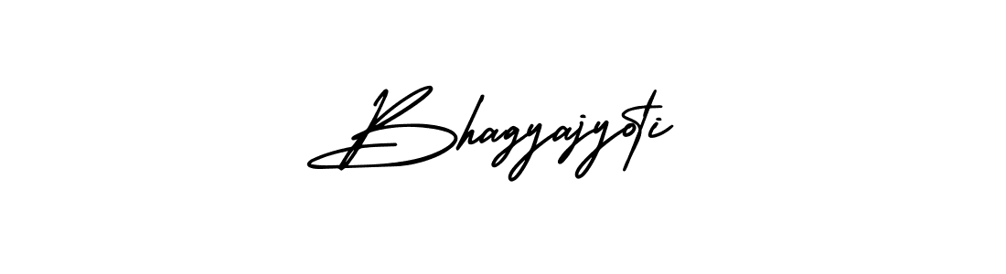 You should practise on your own different ways (AmerikaSignatureDemo-Regular) to write your name (Bhagyajyoti) in signature. don't let someone else do it for you. Bhagyajyoti signature style 3 images and pictures png