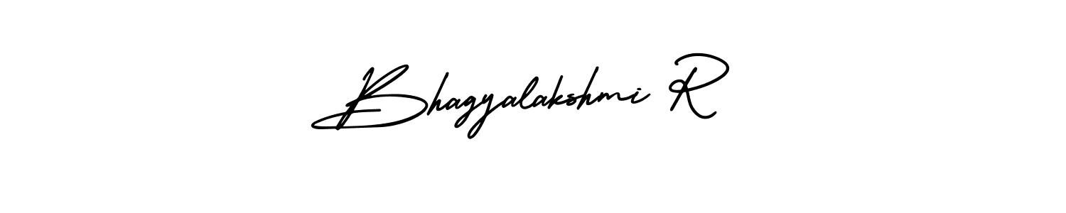 It looks lik you need a new signature style for name Bhagyalakshmi R. Design unique handwritten (AmerikaSignatureDemo-Regular) signature with our free signature maker in just a few clicks. Bhagyalakshmi R signature style 3 images and pictures png