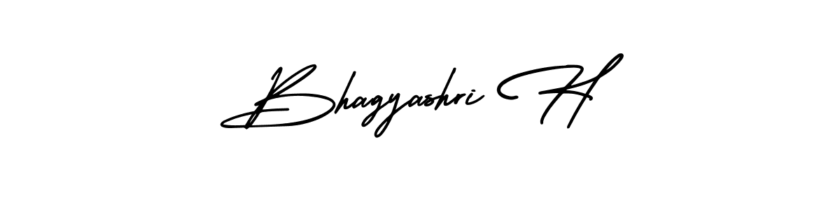 Similarly AmerikaSignatureDemo-Regular is the best handwritten signature design. Signature creator online .You can use it as an online autograph creator for name Bhagyashri H. Bhagyashri H signature style 3 images and pictures png