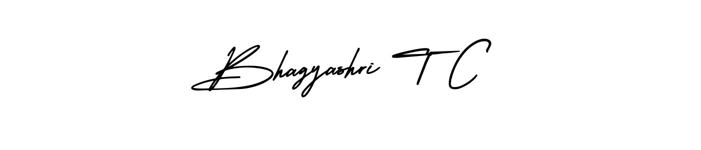 Make a beautiful signature design for name Bhagyashri T C. Use this online signature maker to create a handwritten signature for free. Bhagyashri T C signature style 3 images and pictures png