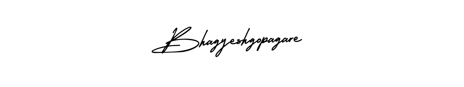 Make a beautiful signature design for name Bhagyeshgopagare. With this signature (AmerikaSignatureDemo-Regular) style, you can create a handwritten signature for free. Bhagyeshgopagare signature style 3 images and pictures png