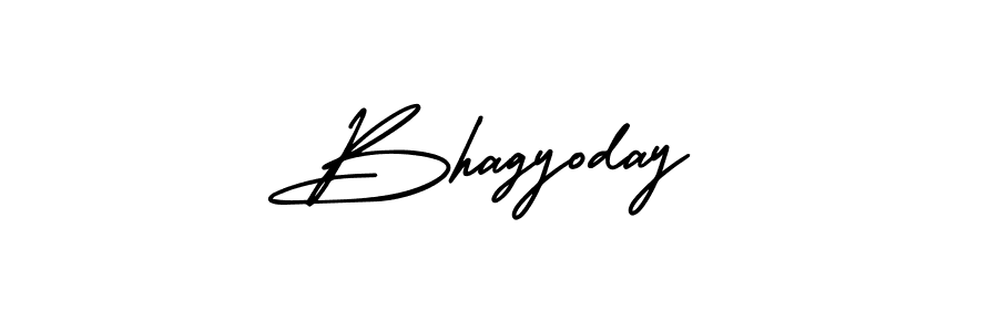 How to Draw Bhagyoday signature style? AmerikaSignatureDemo-Regular is a latest design signature styles for name Bhagyoday. Bhagyoday signature style 3 images and pictures png