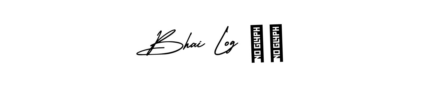 Design your own signature with our free online signature maker. With this signature software, you can create a handwritten (AmerikaSignatureDemo-Regular) signature for name Bhai Log ❣️. Bhai Log ❣️ signature style 3 images and pictures png