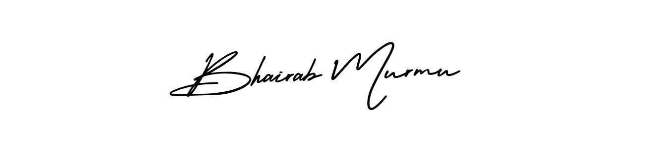 Bhairab Murmu stylish signature style. Best Handwritten Sign (AmerikaSignatureDemo-Regular) for my name. Handwritten Signature Collection Ideas for my name Bhairab Murmu. Bhairab Murmu signature style 3 images and pictures png