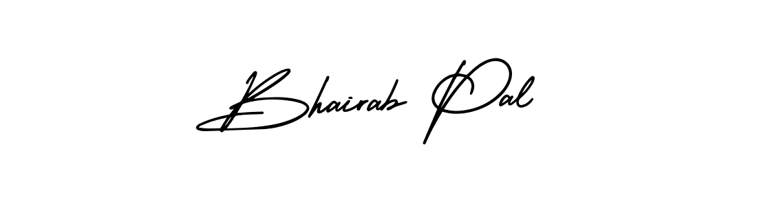 Create a beautiful signature design for name Bhairab Pal. With this signature (AmerikaSignatureDemo-Regular) fonts, you can make a handwritten signature for free. Bhairab Pal signature style 3 images and pictures png
