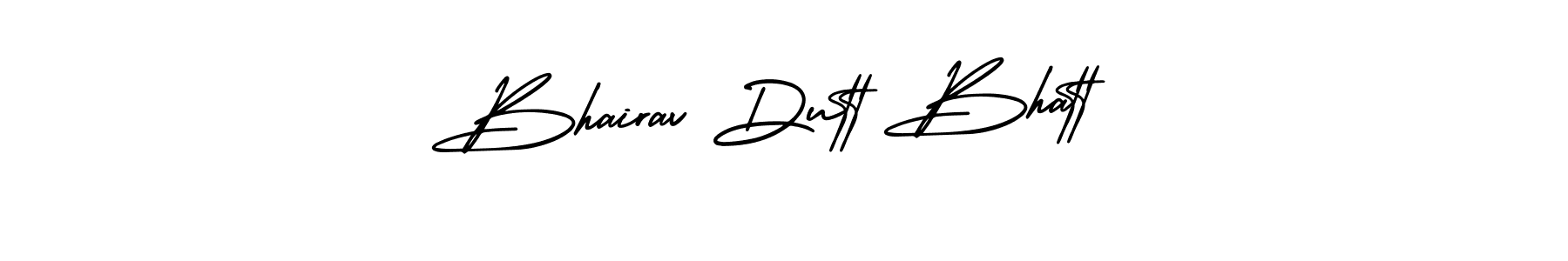 You should practise on your own different ways (AmerikaSignatureDemo-Regular) to write your name (Bhairav Dutt Bhatt) in signature. don't let someone else do it for you. Bhairav Dutt Bhatt signature style 3 images and pictures png