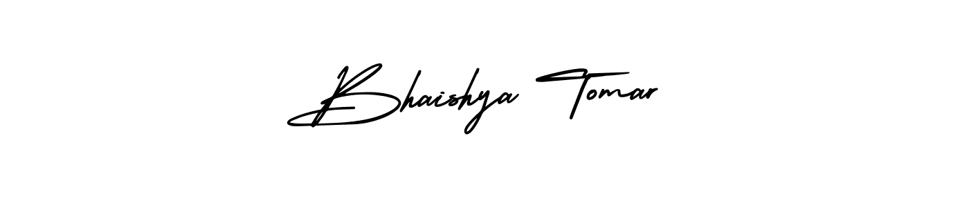 How to Draw Bhaishya Tomar signature style? AmerikaSignatureDemo-Regular is a latest design signature styles for name Bhaishya Tomar. Bhaishya Tomar signature style 3 images and pictures png
