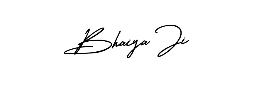 Create a beautiful signature design for name Bhaiya Ji. With this signature (AmerikaSignatureDemo-Regular) fonts, you can make a handwritten signature for free. Bhaiya Ji signature style 3 images and pictures png