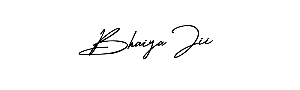 This is the best signature style for the Bhaiya Jii name. Also you like these signature font (AmerikaSignatureDemo-Regular). Mix name signature. Bhaiya Jii signature style 3 images and pictures png