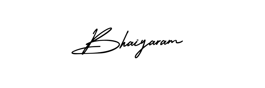 Bhaiyaram stylish signature style. Best Handwritten Sign (AmerikaSignatureDemo-Regular) for my name. Handwritten Signature Collection Ideas for my name Bhaiyaram. Bhaiyaram signature style 3 images and pictures png