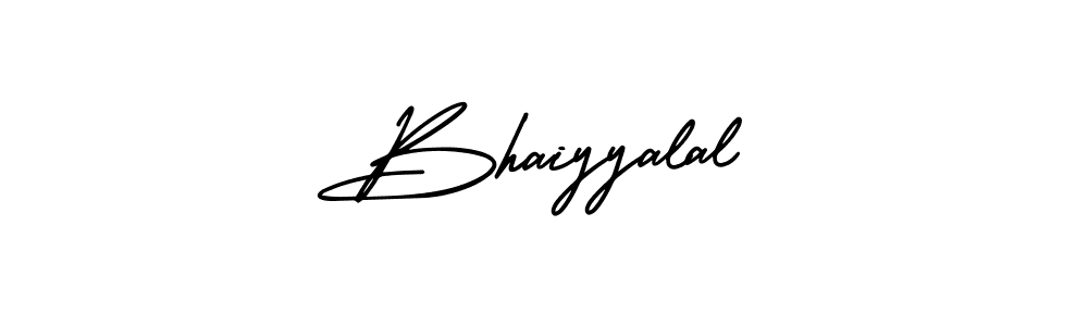 Design your own signature with our free online signature maker. With this signature software, you can create a handwritten (AmerikaSignatureDemo-Regular) signature for name Bhaiyyalal. Bhaiyyalal signature style 3 images and pictures png
