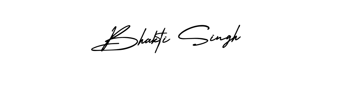 The best way (AmerikaSignatureDemo-Regular) to make a short signature is to pick only two or three words in your name. The name Bhakti Singh include a total of six letters. For converting this name. Bhakti Singh signature style 3 images and pictures png