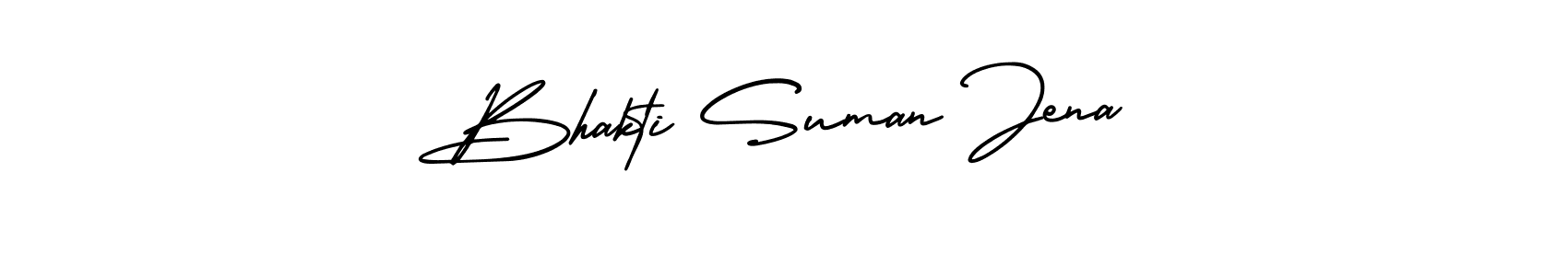 AmerikaSignatureDemo-Regular is a professional signature style that is perfect for those who want to add a touch of class to their signature. It is also a great choice for those who want to make their signature more unique. Get Bhakti Suman Jena name to fancy signature for free. Bhakti Suman Jena signature style 3 images and pictures png