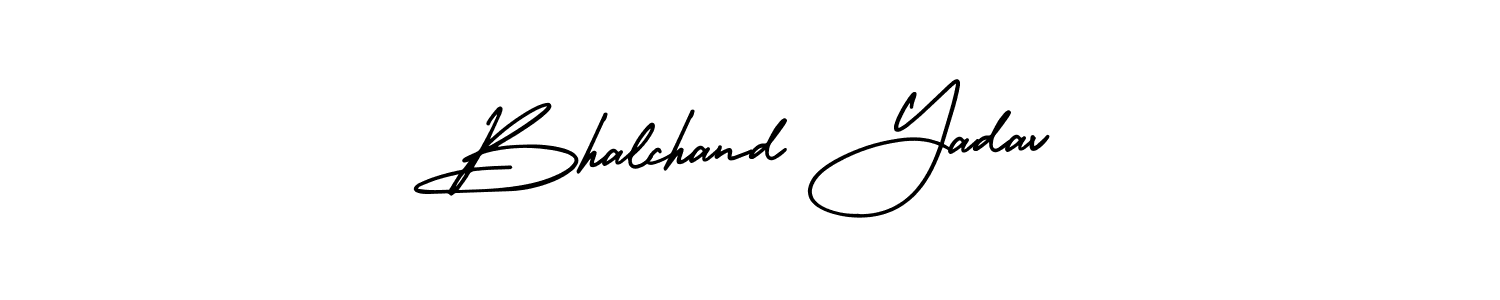 Design your own signature with our free online signature maker. With this signature software, you can create a handwritten (AmerikaSignatureDemo-Regular) signature for name Bhalchand Yadav. Bhalchand Yadav signature style 3 images and pictures png