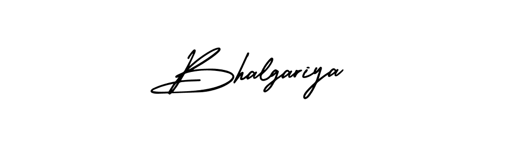 Create a beautiful signature design for name Bhalgariya. With this signature (AmerikaSignatureDemo-Regular) fonts, you can make a handwritten signature for free. Bhalgariya signature style 3 images and pictures png