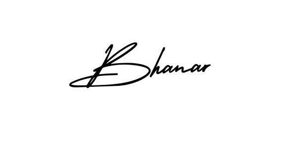 How to make Bhanar signature? AmerikaSignatureDemo-Regular is a professional autograph style. Create handwritten signature for Bhanar name. Bhanar signature style 3 images and pictures png
