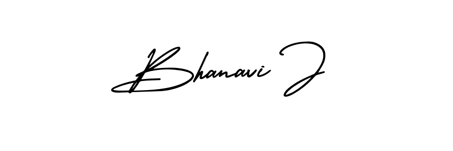 Make a beautiful signature design for name Bhanavi J. Use this online signature maker to create a handwritten signature for free. Bhanavi J signature style 3 images and pictures png