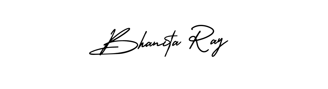 Make a beautiful signature design for name Bhanita Ray. With this signature (AmerikaSignatureDemo-Regular) style, you can create a handwritten signature for free. Bhanita Ray signature style 3 images and pictures png