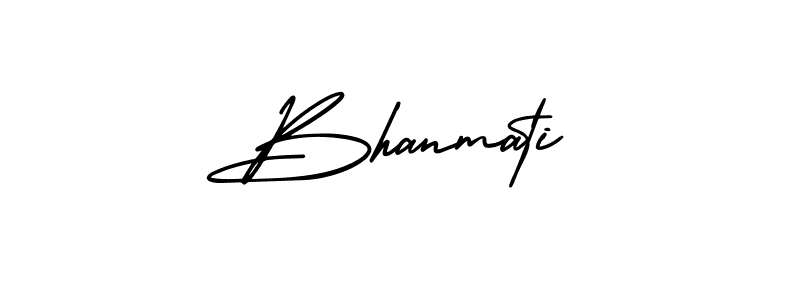 How to make Bhanmati signature? AmerikaSignatureDemo-Regular is a professional autograph style. Create handwritten signature for Bhanmati name. Bhanmati signature style 3 images and pictures png