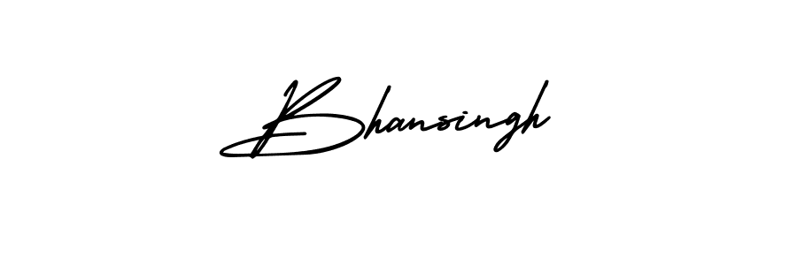 Use a signature maker to create a handwritten signature online. With this signature software, you can design (AmerikaSignatureDemo-Regular) your own signature for name Bhansingh. Bhansingh signature style 3 images and pictures png