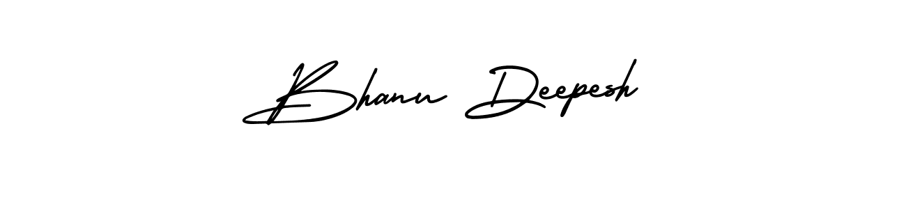 Use a signature maker to create a handwritten signature online. With this signature software, you can design (AmerikaSignatureDemo-Regular) your own signature for name Bhanu Deepesh. Bhanu Deepesh signature style 3 images and pictures png