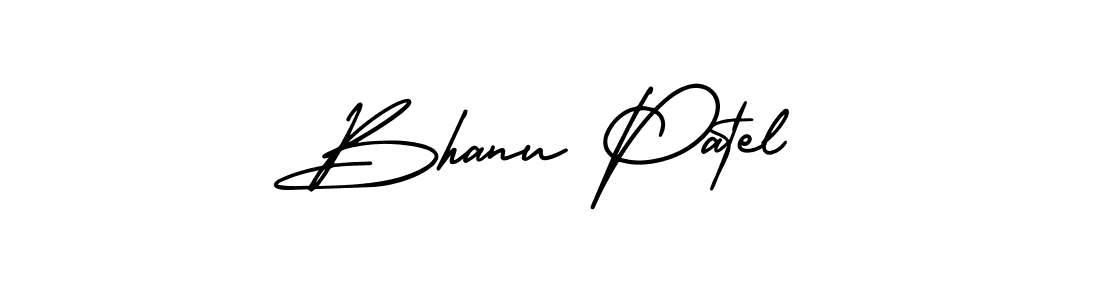 Create a beautiful signature design for name Bhanu Patel. With this signature (AmerikaSignatureDemo-Regular) fonts, you can make a handwritten signature for free. Bhanu Patel signature style 3 images and pictures png