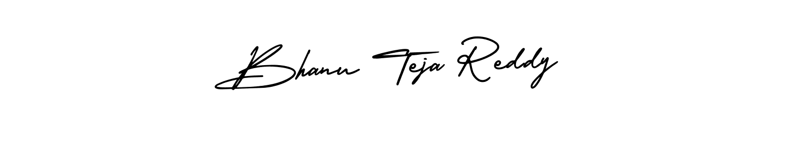 The best way (AmerikaSignatureDemo-Regular) to make a short signature is to pick only two or three words in your name. The name Bhanu Teja Reddy include a total of six letters. For converting this name. Bhanu Teja Reddy signature style 3 images and pictures png