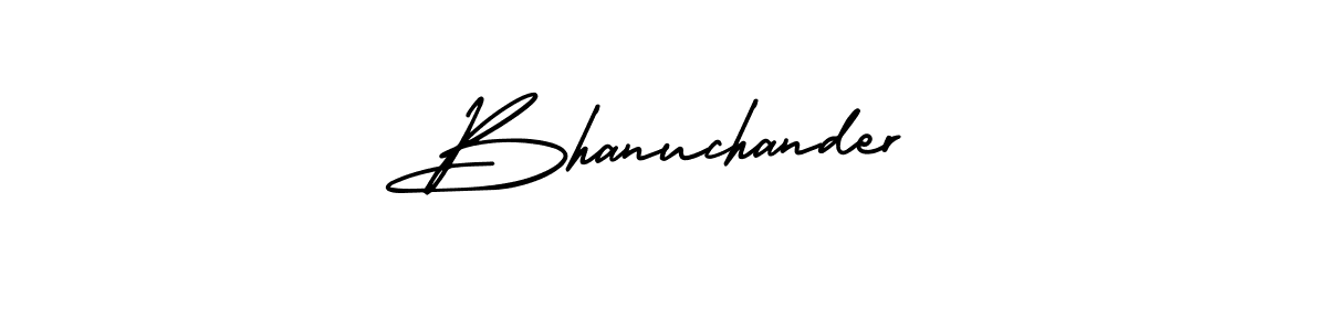 Bhanuchander stylish signature style. Best Handwritten Sign (AmerikaSignatureDemo-Regular) for my name. Handwritten Signature Collection Ideas for my name Bhanuchander. Bhanuchander signature style 3 images and pictures png